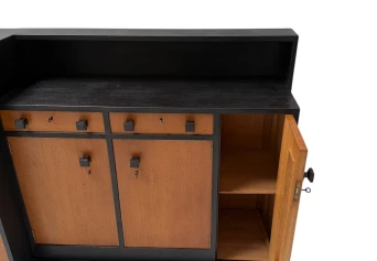 Oak Modernist Art Deco Sideboard or Credenza by Cor Alons, 1927